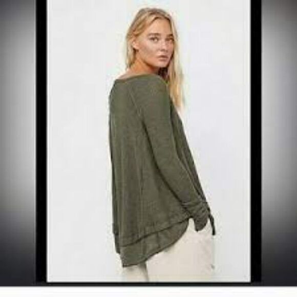 Free People We The Free Laguna Thermal Top Size S - Picture 2 of 6